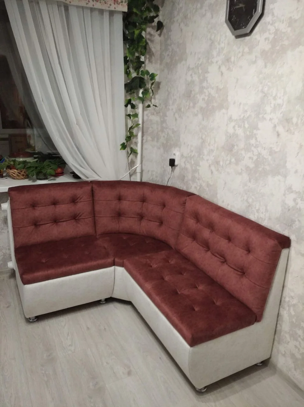 Диван угловой Спектрум (красный)