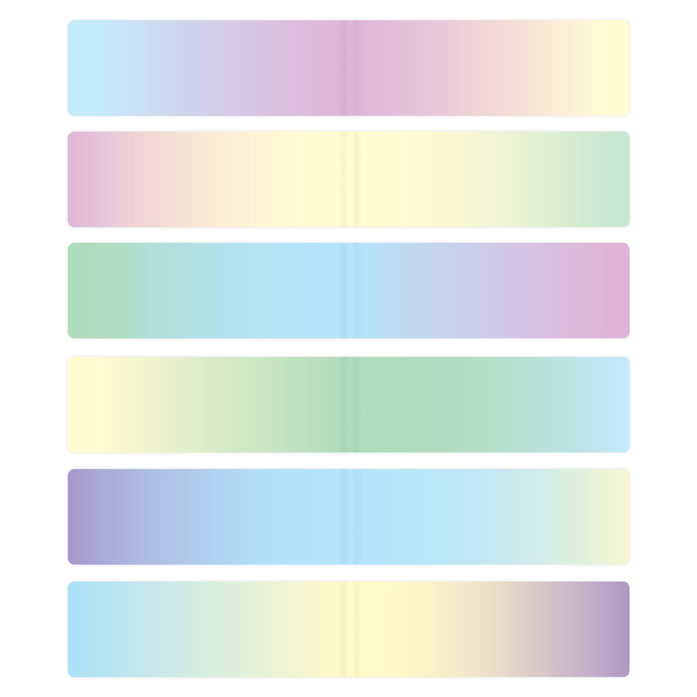 Закладки для книг МАГНИТНЫЕ "GRADIENT" набор 12 шт. 60x20 мм BRAUBERG (4 штуки в упаковке)
