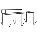 Вешалка 6 крючков металлическая "Scaffali", 20,5*27,5*14,5см (полимерное покрытие)