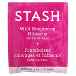 Stash Tea, Herbal Tea, гибискус с дикой малиной, без кофеина, 20 чайных пакетиков, 38 г (1,3 унции)