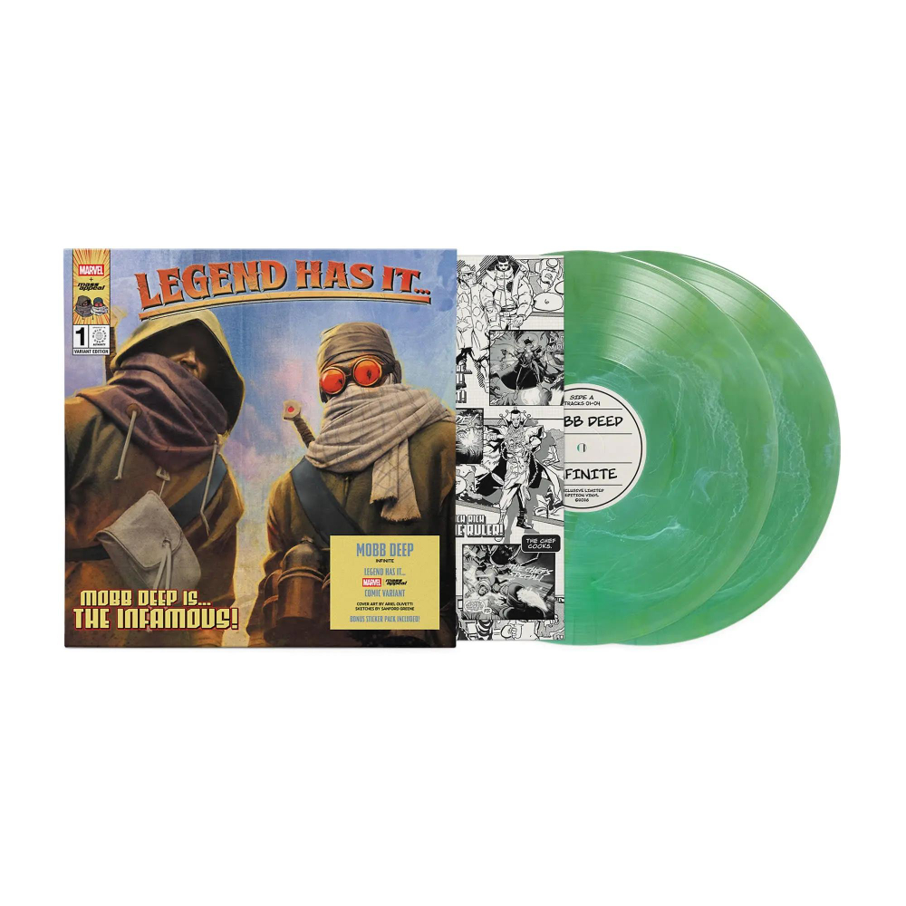 Mobb Deep - Infinite - Marvel Variant Edition, Green w/ White and Yellow Swirl 2LP