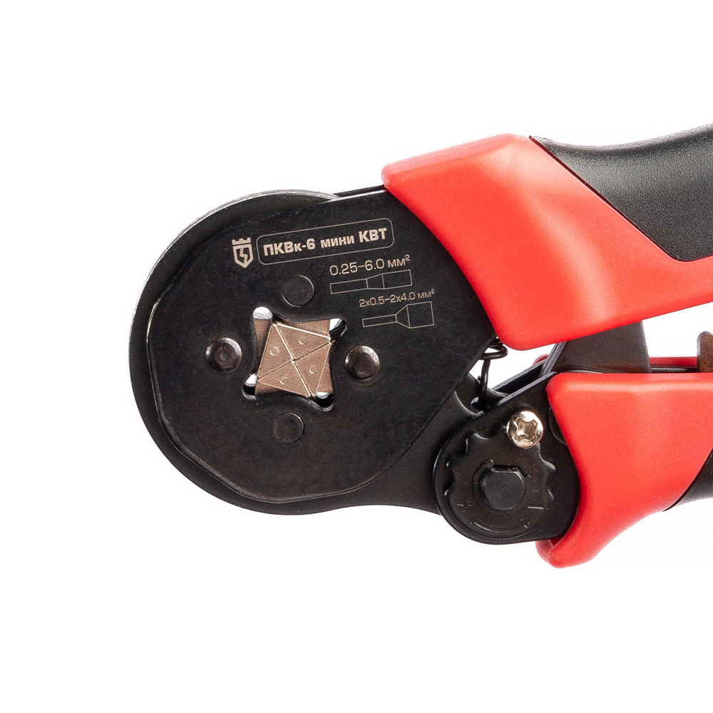 Универсальные пресс-клещи для опрессовки втулочных наконечников ПКВк-6 мини серия ПРОФИ КВТ