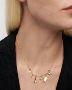 Подвеска-шарм Cloud серебро 925 пробы покрытое золотом