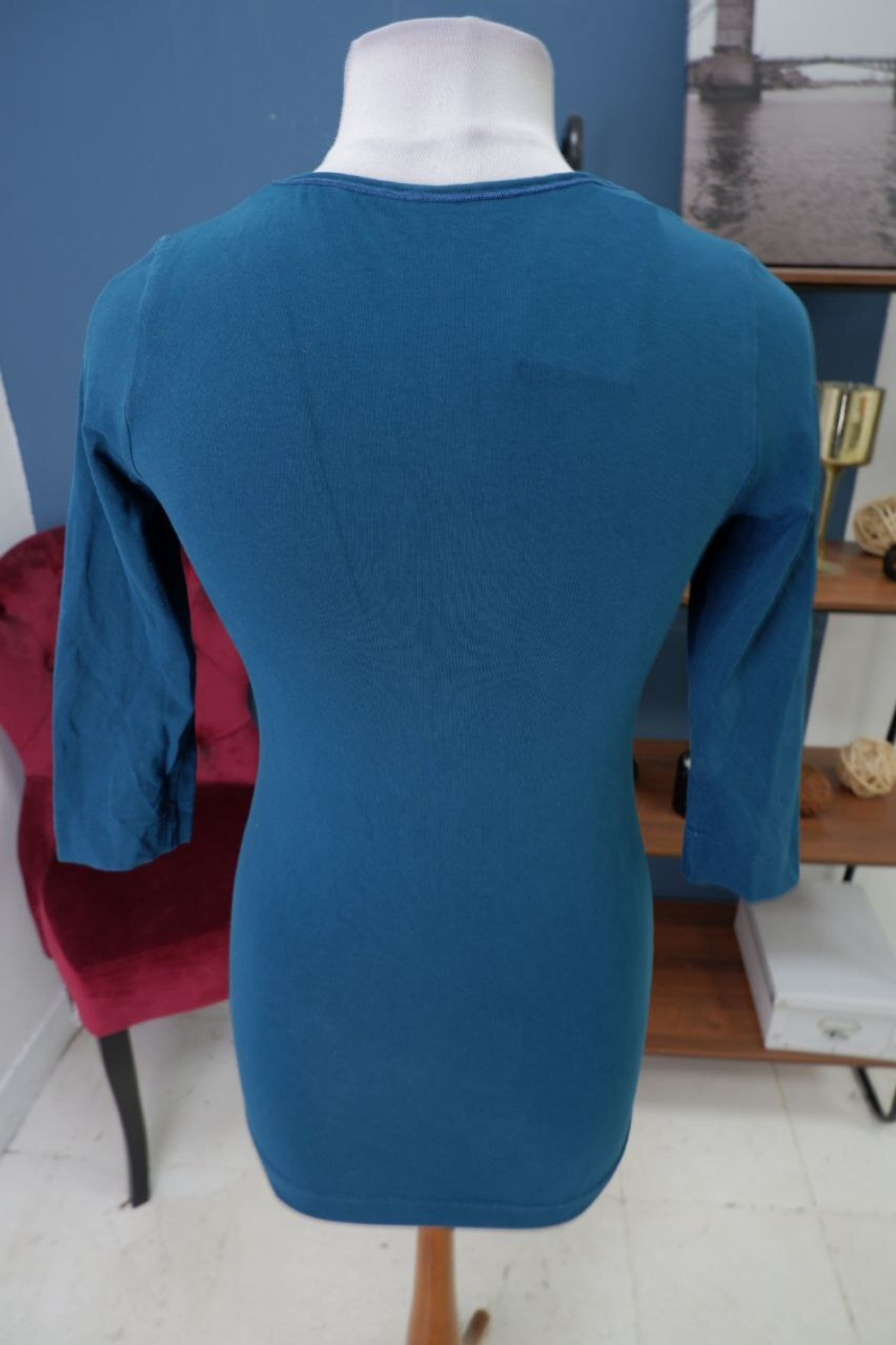 Лонг H&M синий 44 размер