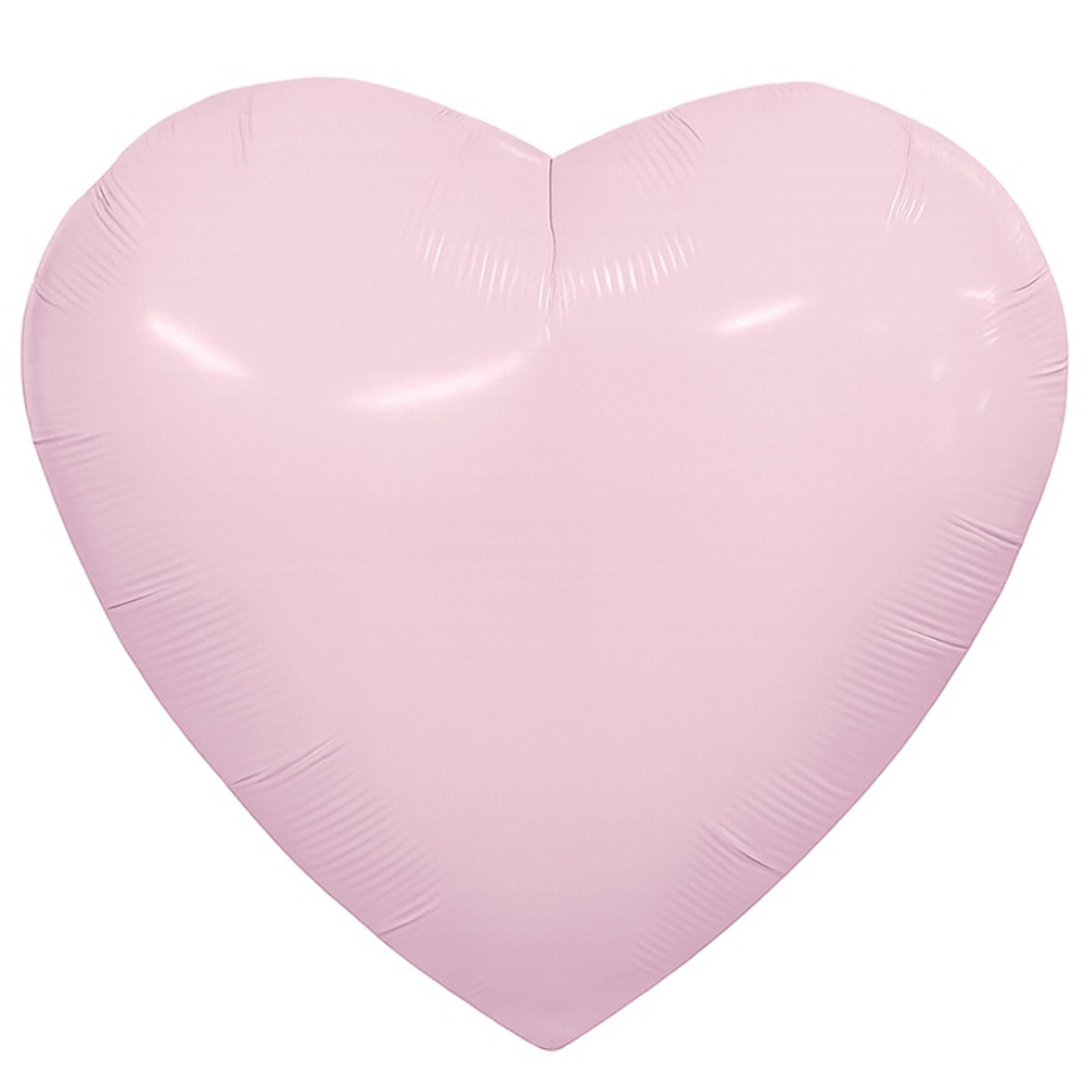 Шар фольгированный Сердце 90 см (Розовый)