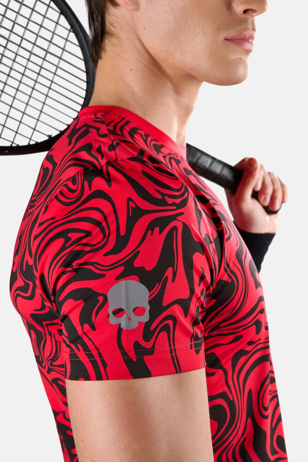 Мужская теннисная футболка  HYDROGEN CHROME TECH TEE (T00708-002)