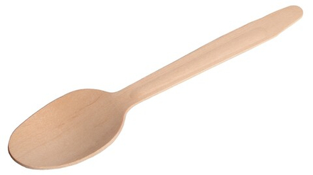 Ложка, дерево, 16 см