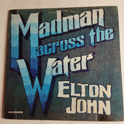 Винтажная виниловая пластинка LP Elton John Madman Across The Water (USA 1973)