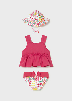 майка с плавками и панамкой