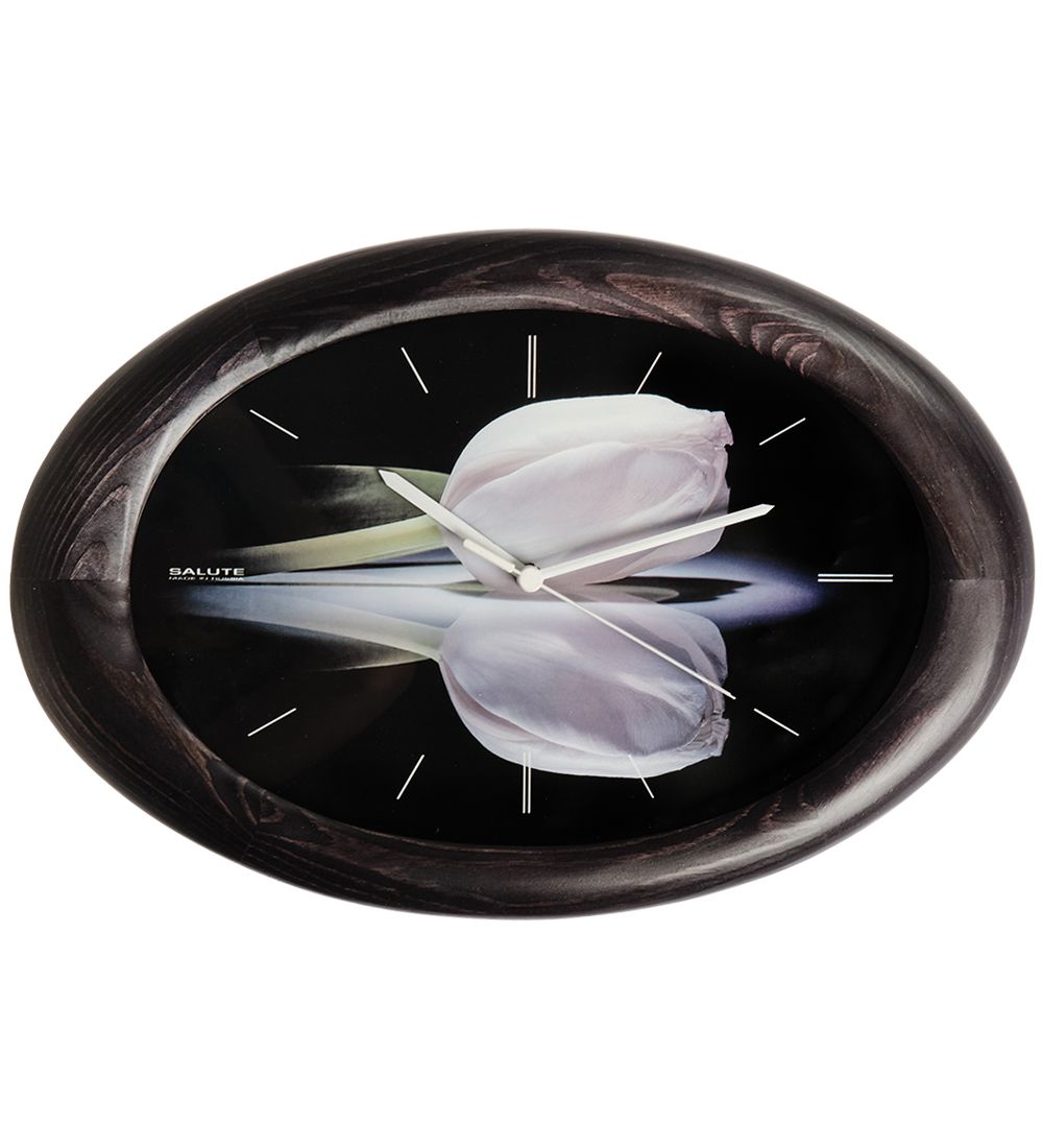 Салют SLT-135 Часы настенные «БЕЛЫЙ ТЮЛЬПАН»