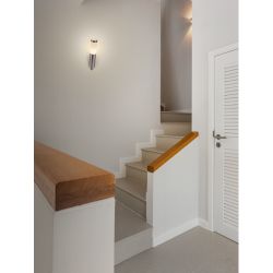 WL18 Подсветка ЭРА Декоративная подсветка E27 MAX40W IP44 хром/белый | Настенная подсветка