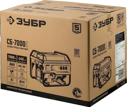 Генератор бензиновый ЗУБР СБ-7000Е