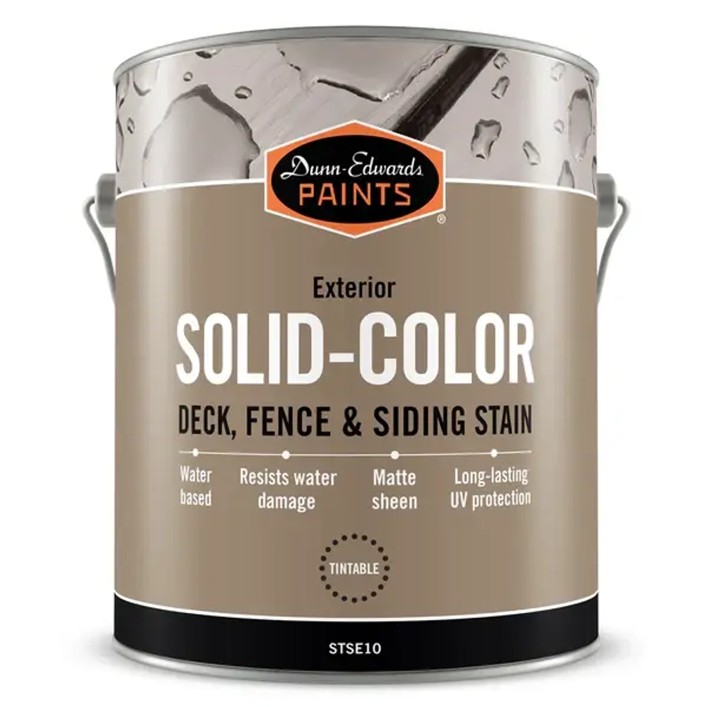 Dunn-Edwards Solid-Color Exterior Deck Fence & Siding Stain Краска по дереву