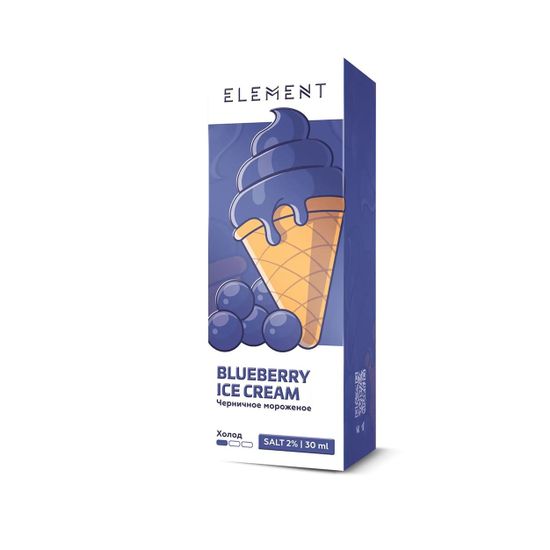 Жидкость Element, 30 мл, Blueberry Ice Cream, 2%