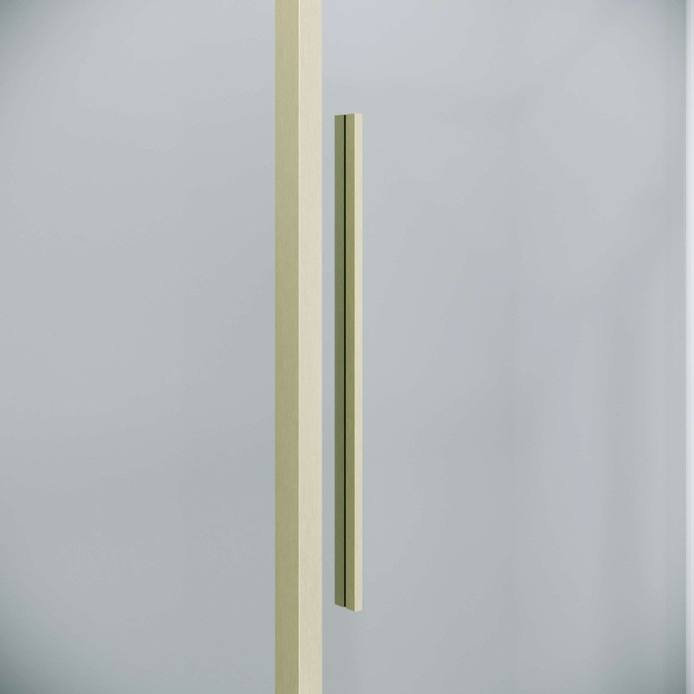 Душевое ограждение Niagara Nova NG-44-12ASG-A90SG-34 (120х90х195) прямоугольник,раздвижная,золото сатин,стекло прозрачное,2 места