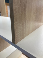 Стеллаж В-10 ЛДСП Бруно дуб сонома/белый