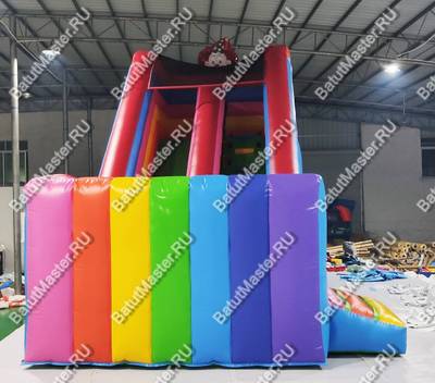 Надувная горка "В гостях у клоуна" 6,5*3*4 м