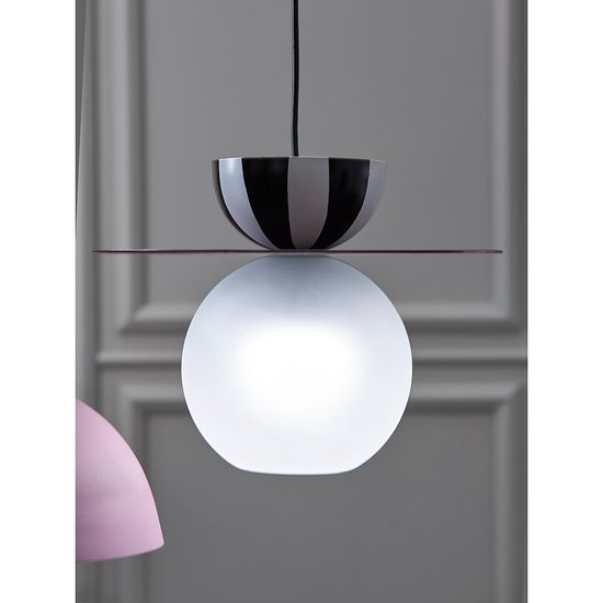 Светильник подвесной anniken, D36х28 см, сливовый