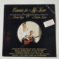 Винтажная виниловая пластинка LP Francis Goya and Damian Luca Concerto For My Love (Finland 1985)