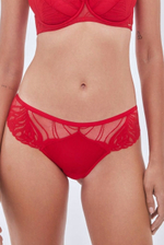 Кружевные трусики-бразилиана Adore (Размер: 36) (Цвет: красный)