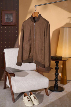 Льняная ветровка Zegna