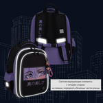 Ранец, спинка эргономичная, 2 отделения, 38*27*16 см, COMFORT Light, Eyes, КОКОС, 230362