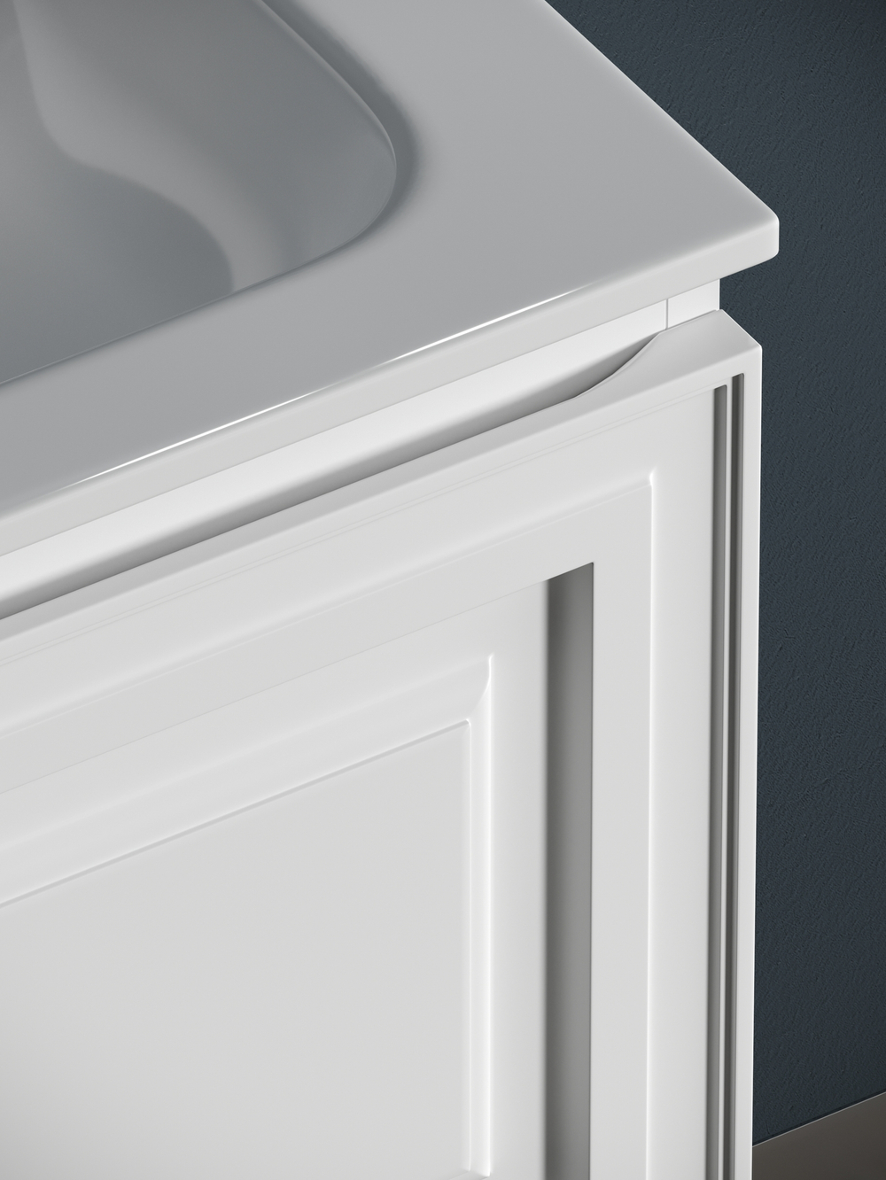 Тумба с раковиной Sancos Very 80 см VR80W bianco