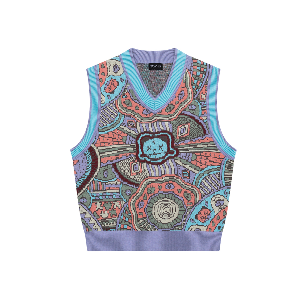 ЖИЛЕТ ВЯЗАНЫЙ YMKASHIX EASY