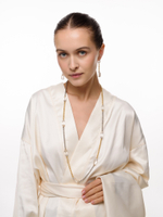 Серьги "Glass barrel" Bicolor