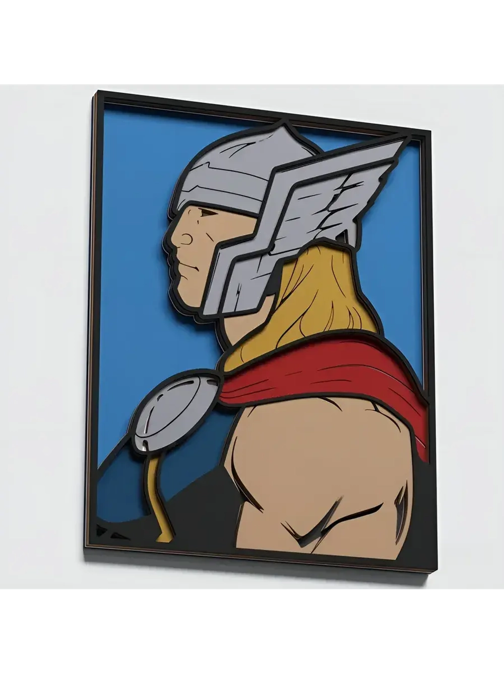 3D Картина по номерам из дерева Тор, 23x30 см