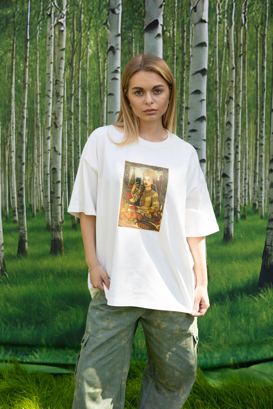 T-Shirt Tarelochnitsa (White)