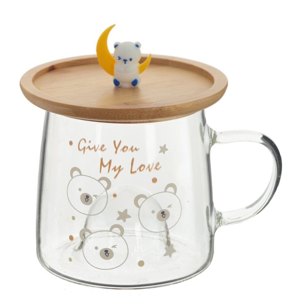 GAEM Кружка с крышкой-подставкой, 350 мл, L11 W9 H8 см, 4в.