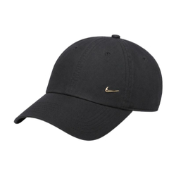 Теннисная кепка Nike Dri-Fit Club Unstructured Metal Swoosh - black/metalic gold