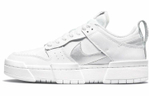 Кроссовки Nike Dunk Low Disrupt "White Silver" (Женская размерная сетка)