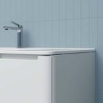 Тумба с умывальником IDDIS Edifice, подвесная, 100 см, белая, EDI10W1i95K