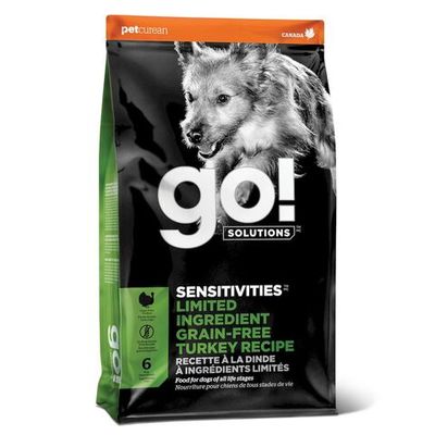 Сухой беззерновой корм Go! Holistic Sensitivities для собак с чувствительным пищеварением, индейка, Пакет 10 кг