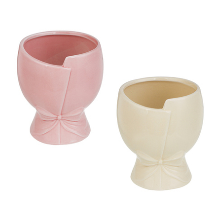 Ваза тм LADECOR "Букет" 12x12x13,5 см, керамика, 2 цвета