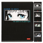 Тетрадь А5 48л. клетка "Твой взгляд" скругл.углы, в ассорт. (Хатбер)