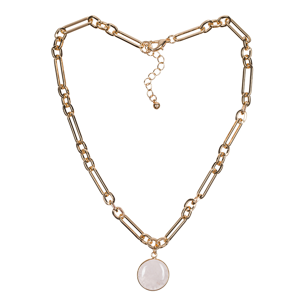 Колье Fiore Luna ROSE QUARTZ LN5149 R/G