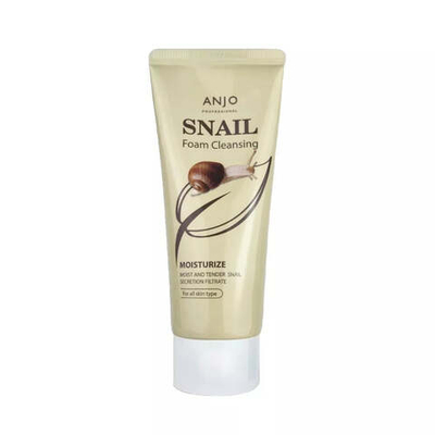 Anjo Professional Snail Foam Cleasing Пенка для умывания лица увлажняющая с муцином улитки, 100 мл