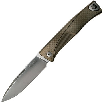 Складной нож Lion Steel "Thrill" L/TL BR c клинком из стали Böhler M390 Microclean®, рукоять титан