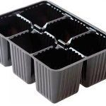 Мини-кассета 6 ячеек 175х130 мм 60х55х60 мм 190 мл НАБОР 5 ШТ