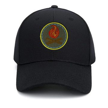 Нашивка термоаппликация на одежду и на рюкзак. Camp Fire