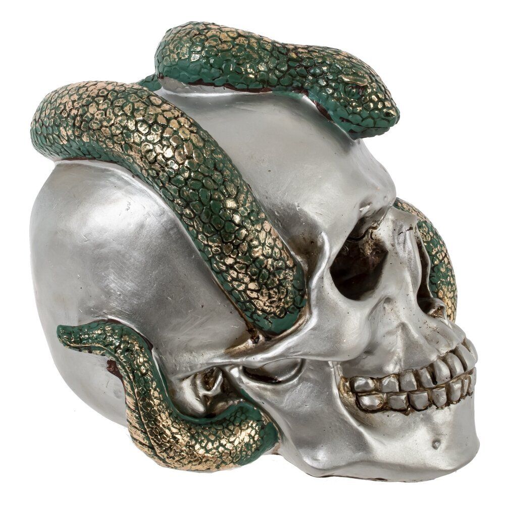 GAEM Копилка "Череп со змеей", L23 W16 H18 см, 2в.