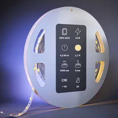 Светодиодная лента Ультра 24В 2835 4,8Вт/м 2700К 5м IP 20 201008 Led Strip 201008