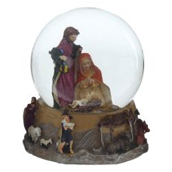 GAEM Фигурка декоративная "Рождество" в стекл шаре, D 10 см, L12 W12 H12 см