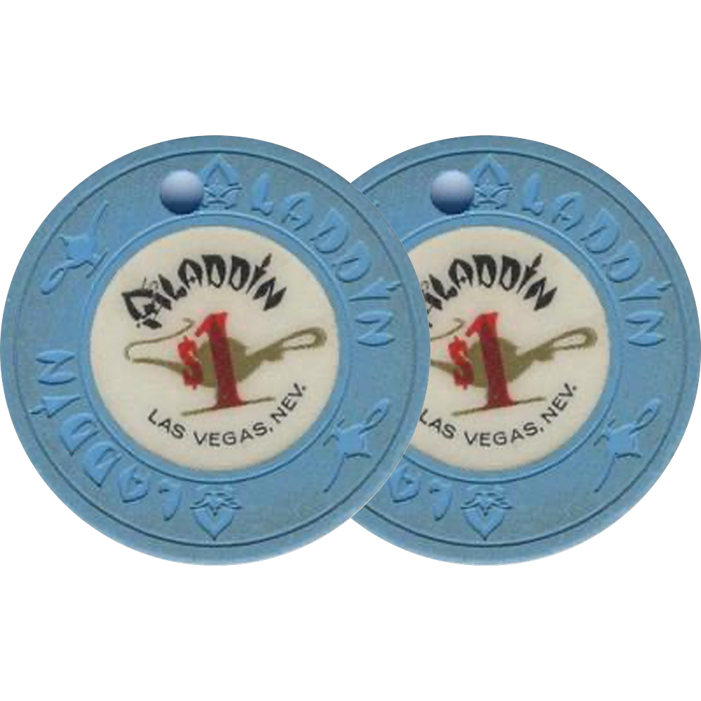 Aladdin Casino $1 Canceled Chip