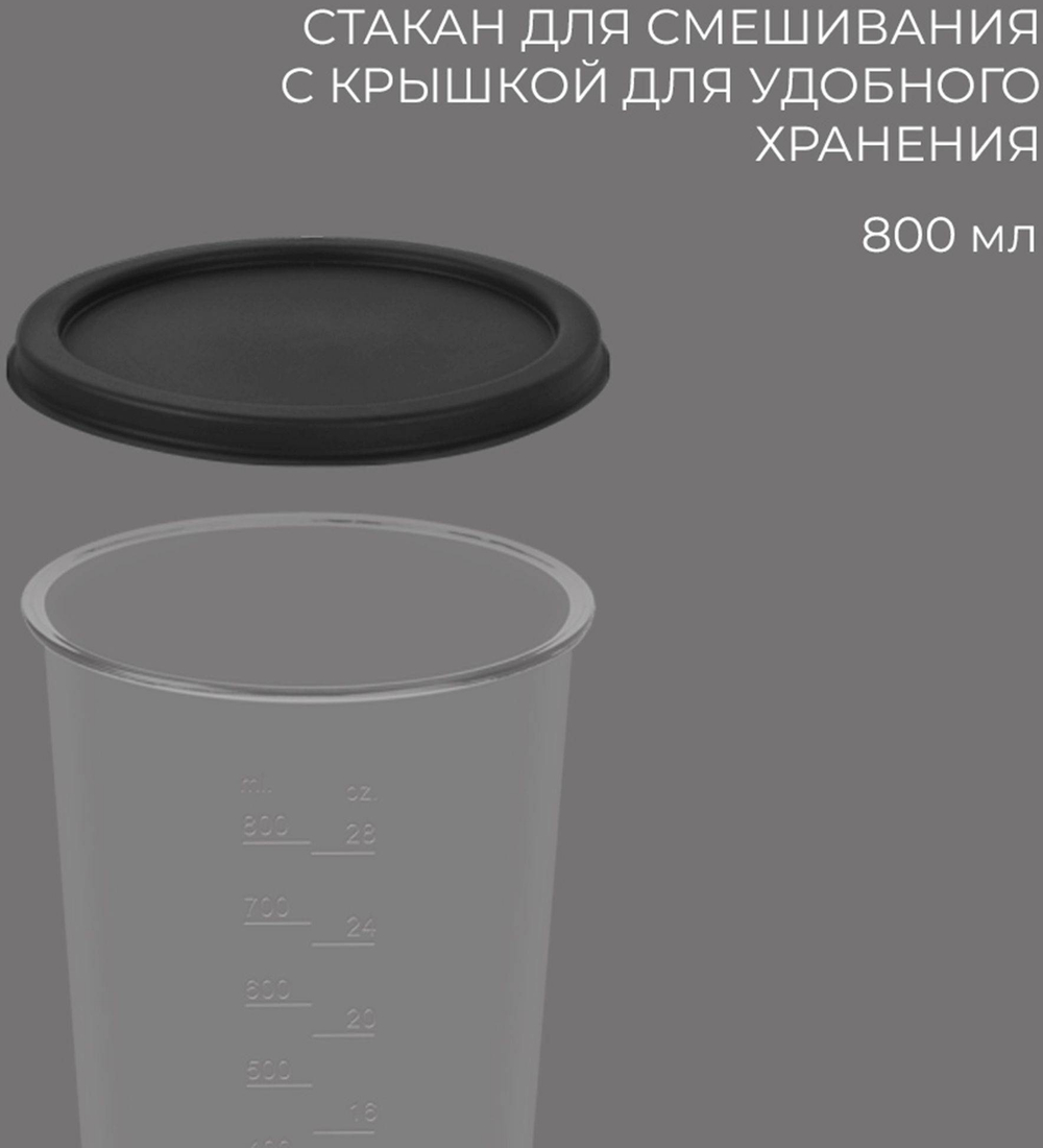 Блендер RONDELL 1301-RE-01 серебристый