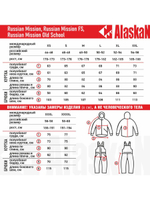 Костюм зимний Alaskan Russian Mission Old School шоколадный/ бордовый L