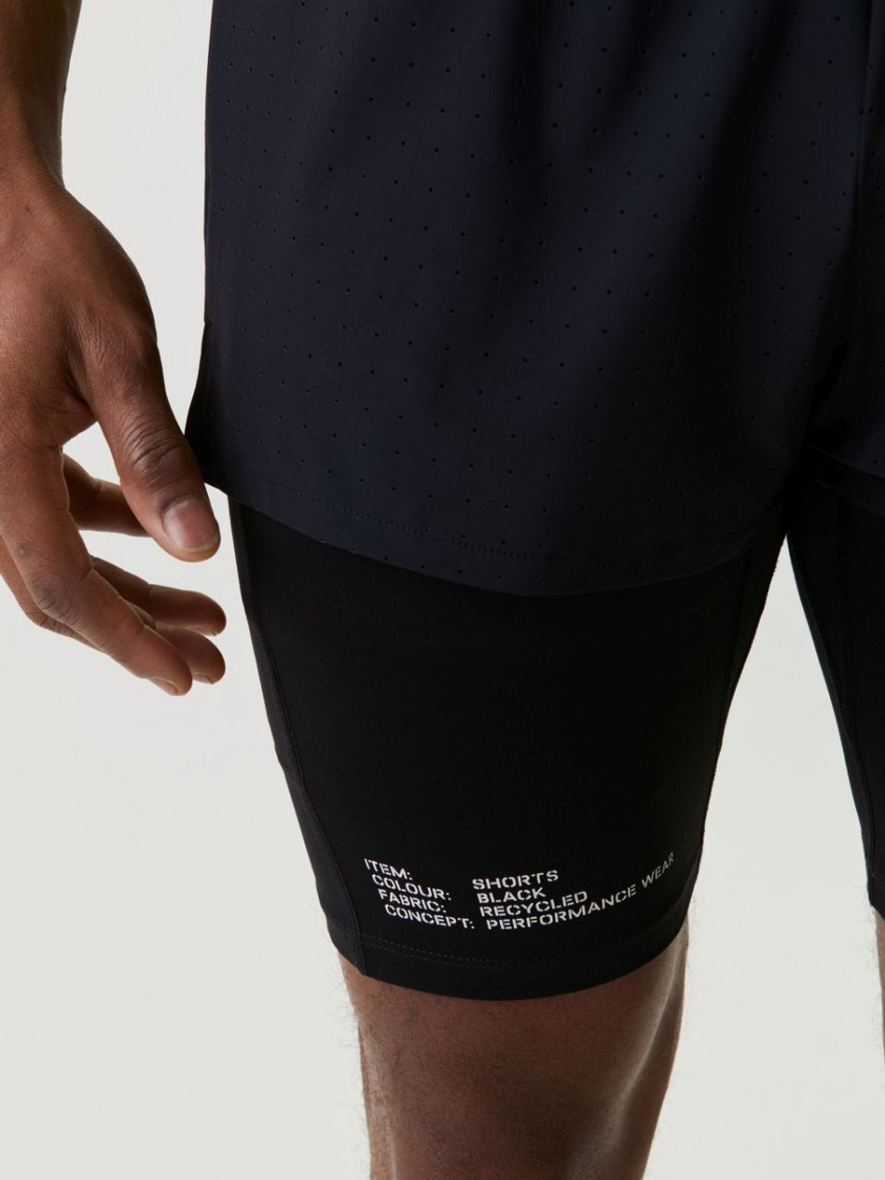 Мужские теннисные шорты Björn Borg Sthlm Rfd Shorts - черный